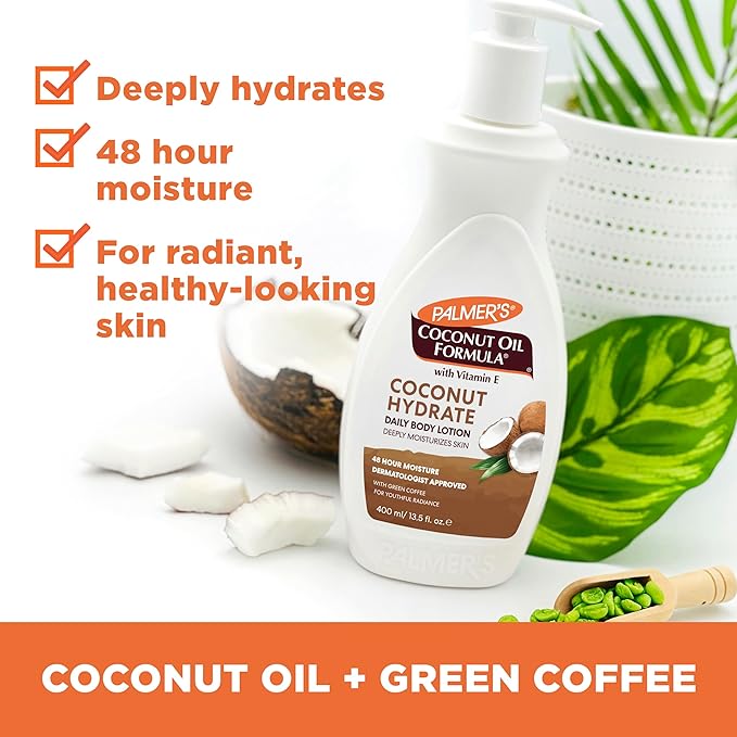 Palmer’s Coconut Oil Formula Coconut Oil Body Lotion With Pump 400 ml