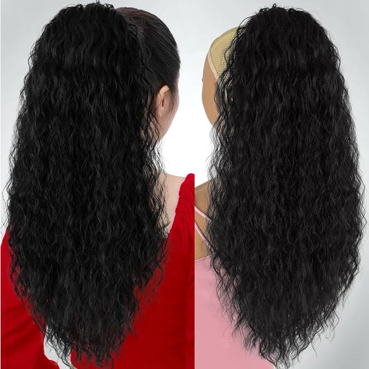 Blissource Drawstring Ponytail 26" - Melody