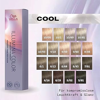 Wella Professionals llumina Color Permanent Creme Hair Colour 60ml - Cool
