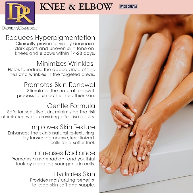Daggett & Ramsdell Knee and Elbow Wrinkle Relief Cream with 2% Oligopeptide 4oz