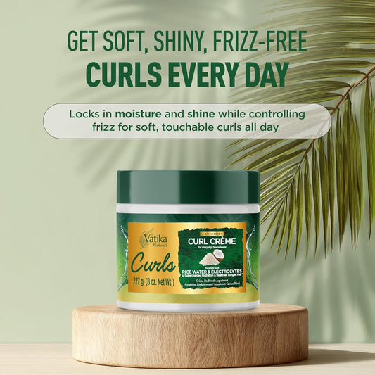 Vatika Naturals Curls AQUABOOST Curl Crème 8oz