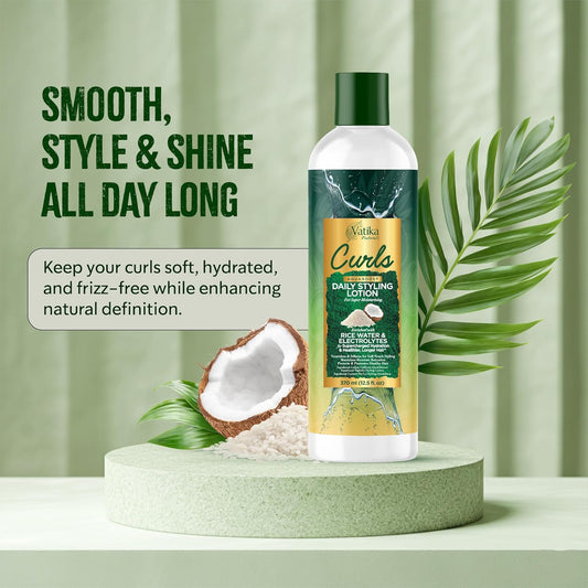Vatika Naturals Curls AQUABOOST Daily Styling Lotion 370ml