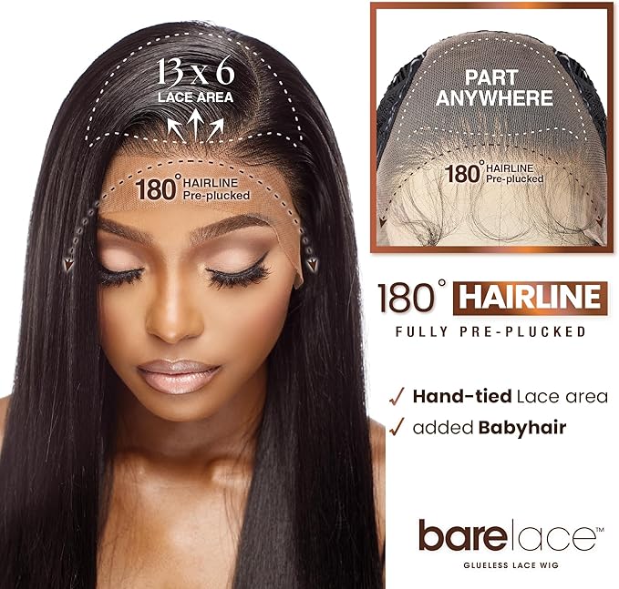 Sensationnel Bare Lace Glueless Lace 13x6 Wigs - Unit 3