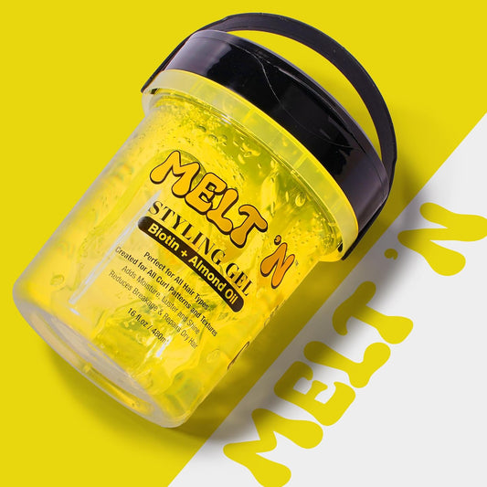 Ebin New York Melt'n Styling Gel Biotin and Almond Oil Infused 16oz