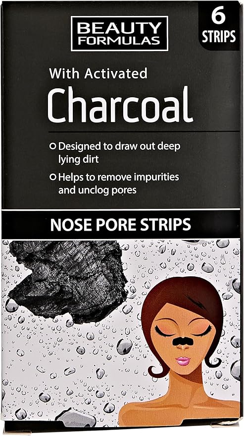 Beauty Formulas Charcoal Nose Pore 6 Strips