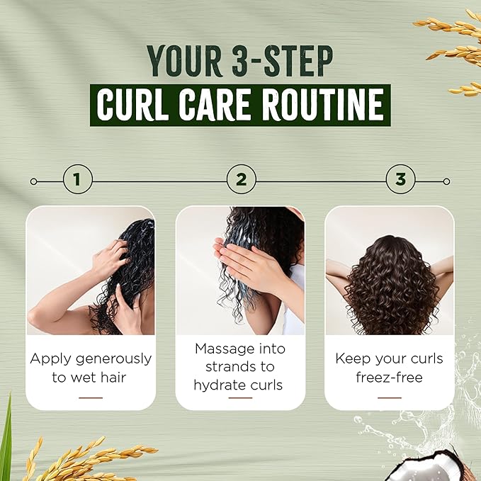 Vatika Naturals Curls AQUABOOST Leave-In Conditioner 370ml | CC Hair & Beauty UK