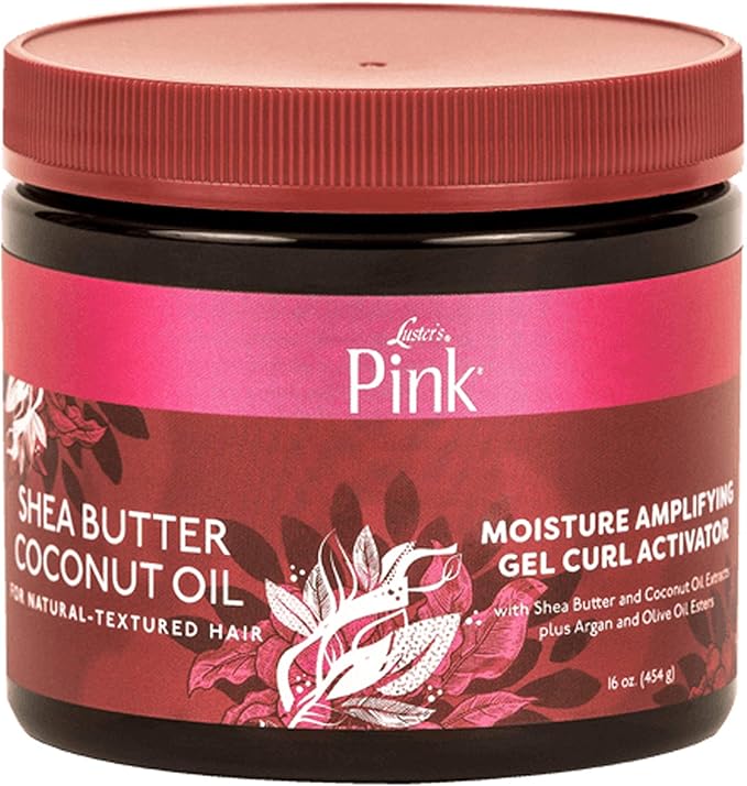 Luster's Pink Shea Butter Coconut Oil Moisturizing Gel Curl Activator 16oz | CC Hair and Beauty Leeds