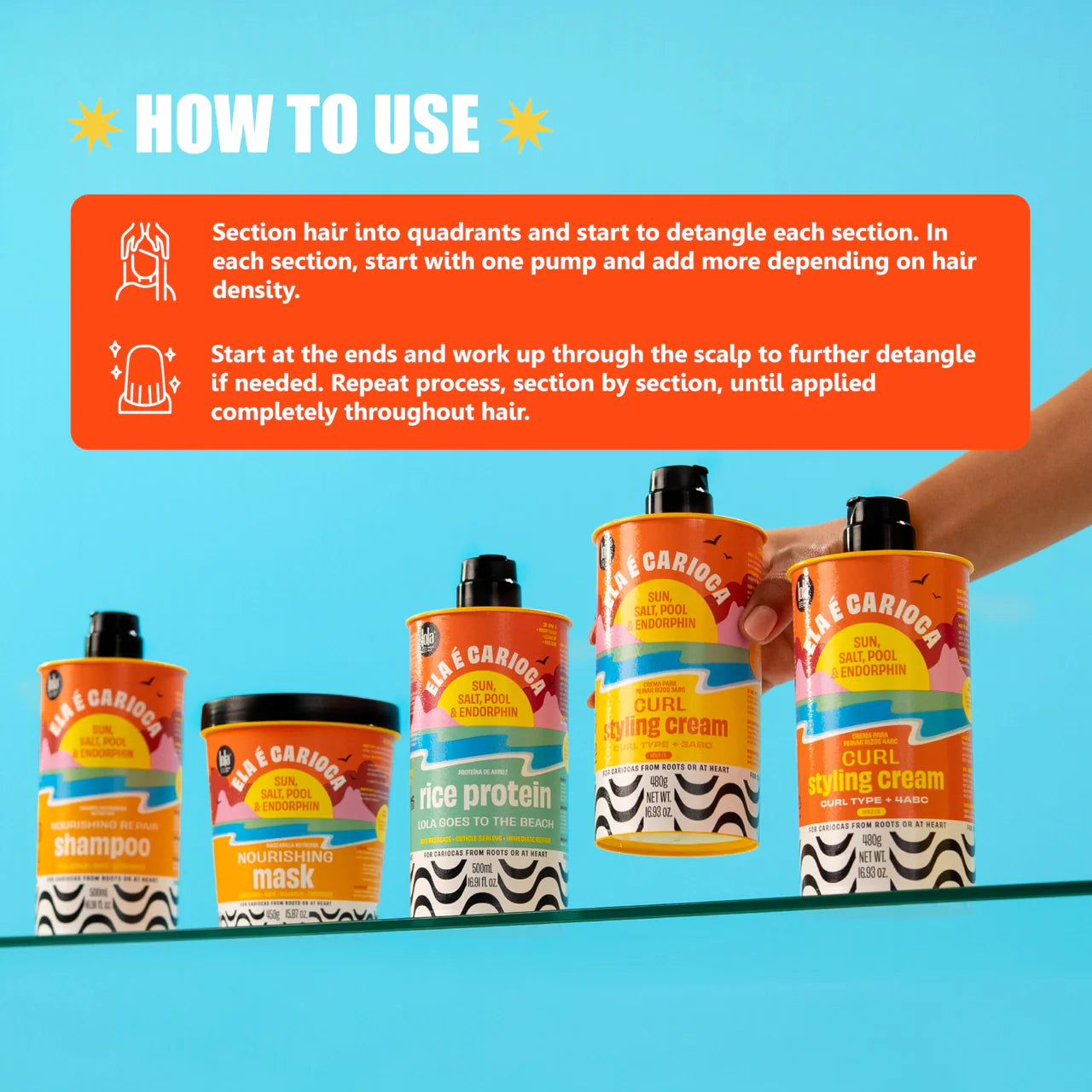 Lola From Rio Ela E Carioca 3ABC Curl-Defining Cream 16.93oz