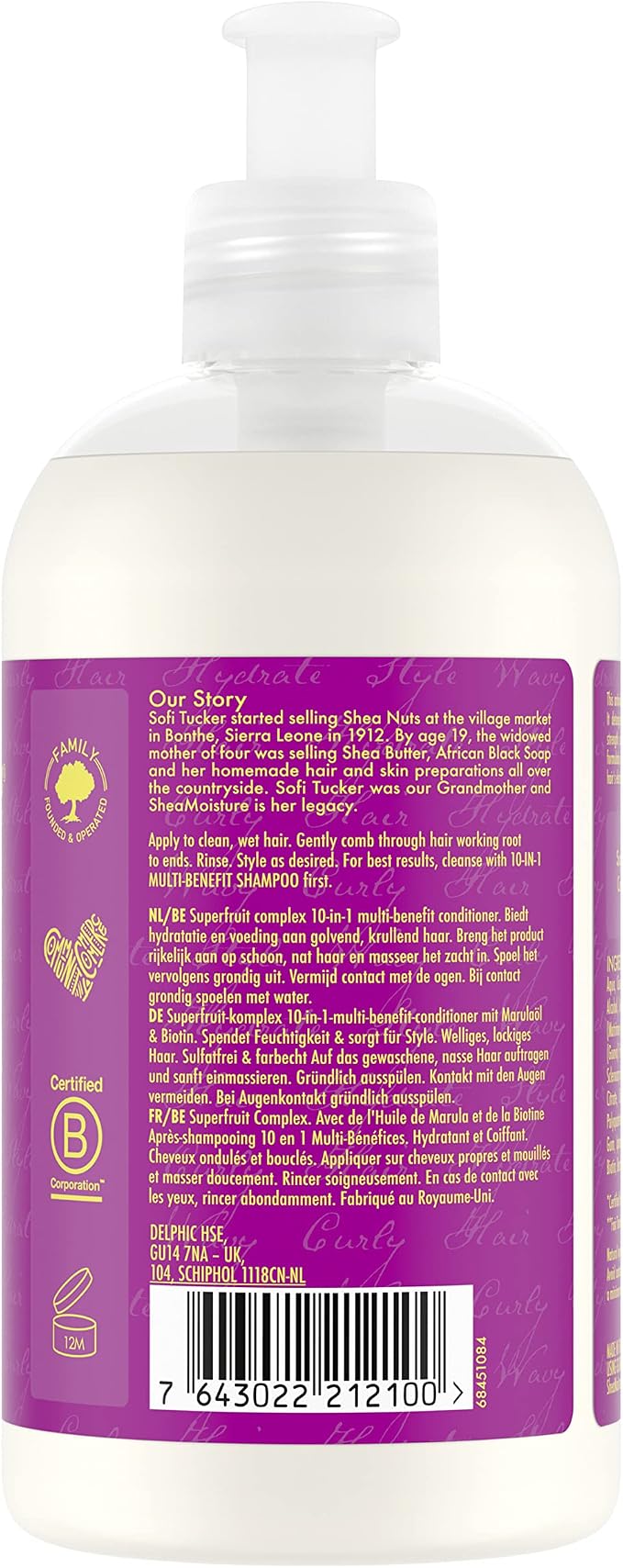 Shea Moisture Complex 10-in1 Multi-Benefit Conditioner 384ml