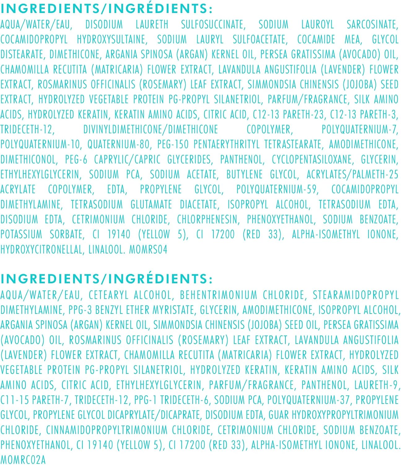 Moroccanoil - Moisture Repair - Shampoo & Conditioner DUO Set - 2x 500 ml