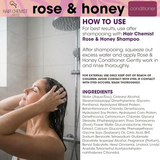 Hair Chemist Rose & Honey Conditioner 33.8 oz