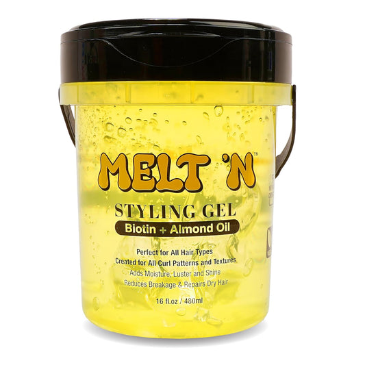 Ebin New York Melt'n Styling Gel Biotin and Almond Oil Infused 16oz