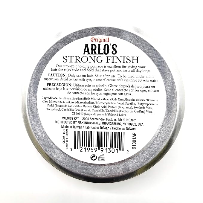 Arlo's Pomade - Strong 3 oz - available online | CC Hair & Beauty UK