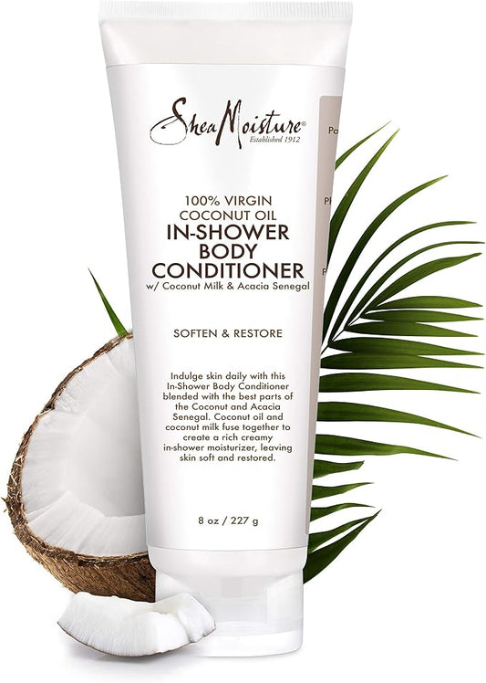 SheaMoisture 100% Virgin Coconut Oil In-Shower Body Conditioner 8Oz