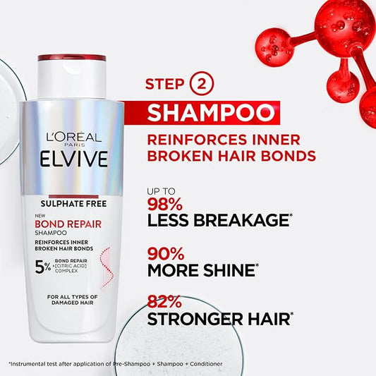L'Oréal Paris Elvive Bond Repair Sulphate-Free Shampoo 200ml