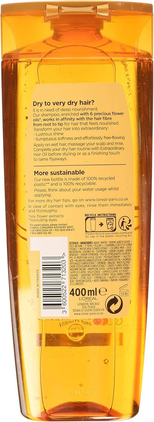 L'Oréal Elvive Extraordinary Oil Shampoo for Dry Hair 400ml