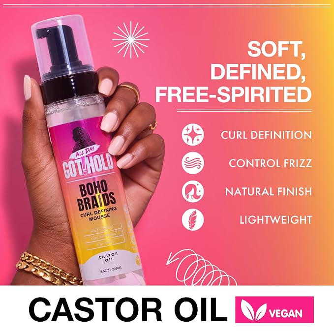 All Day Got Hold Boho Braids Curl Defining Mousse 8.5oz