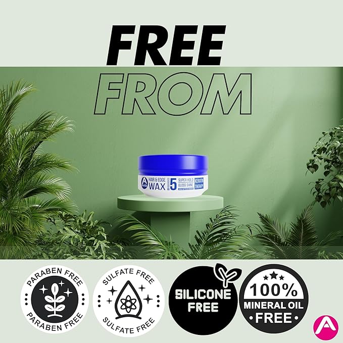 Allored Professional Keratin Therapy Hair Edge Styling & Strong Hold Gummy Wax 150ml