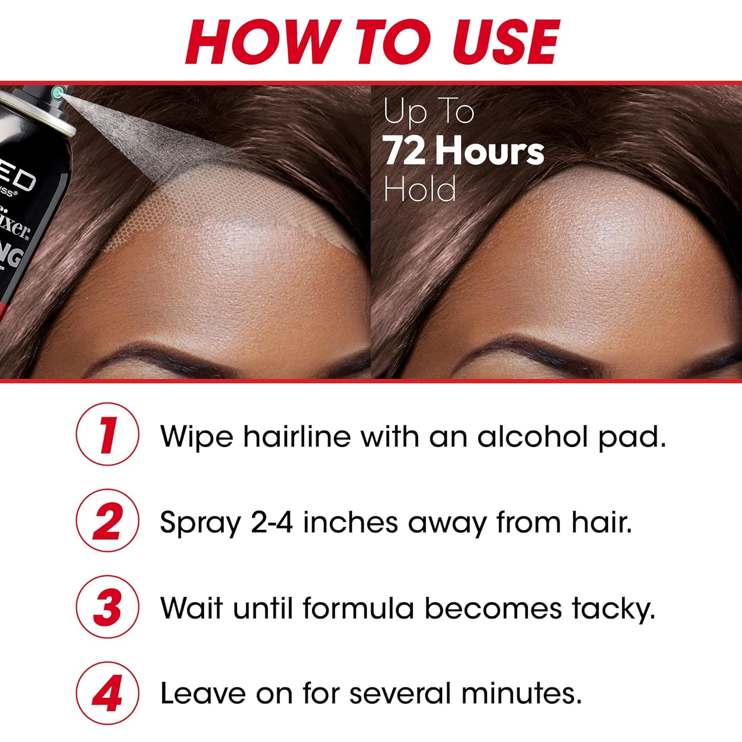 RED By Kiss Styler Fixer Melting Lace Melt Spray | CC Hair & Beauty UK