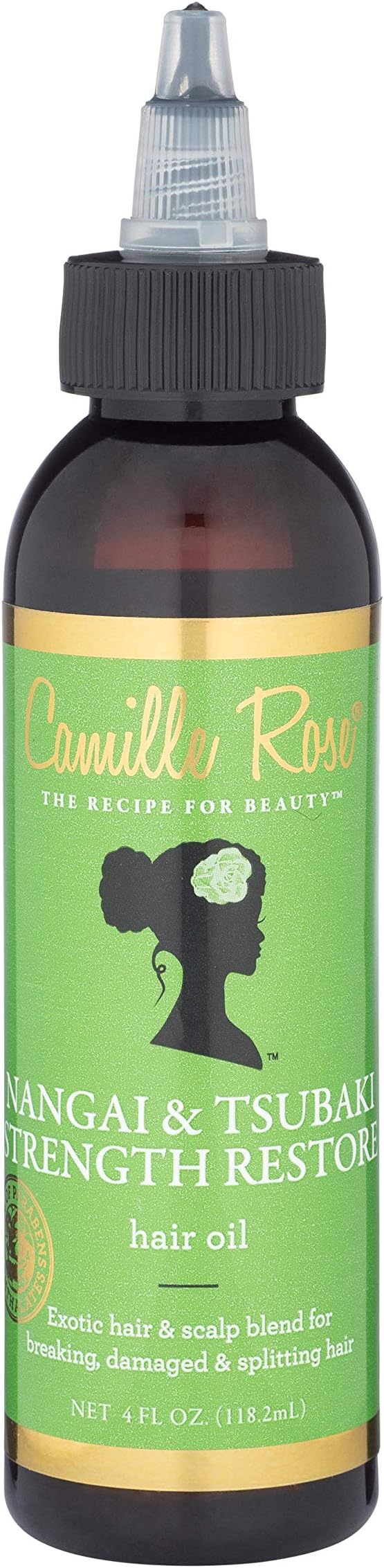 Camille Rose Nangai & Tsubaki Strength Restore Hair Oil 4Oz