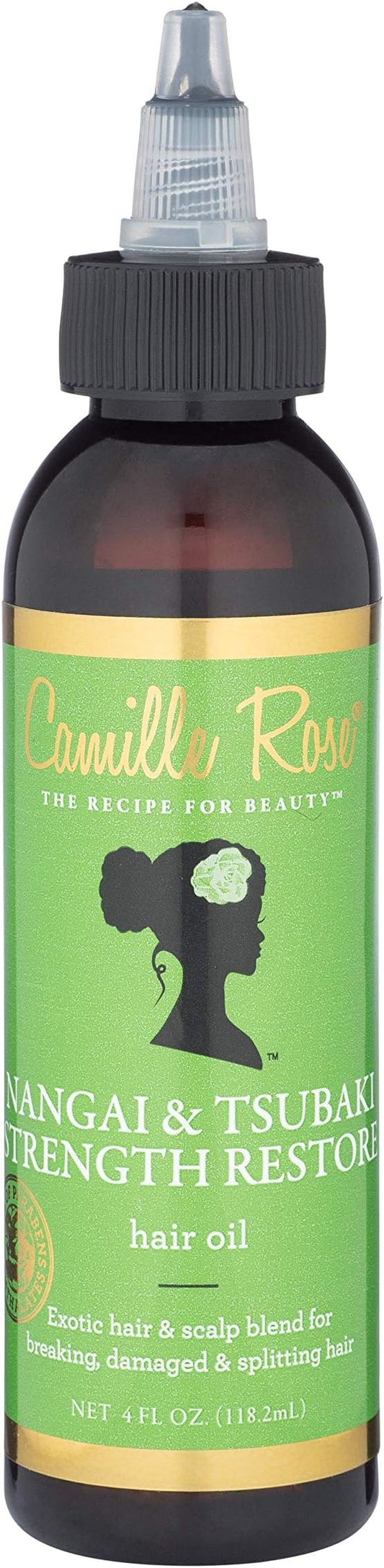 Camille Rose Nangai & Tsubaki Strength Restore Hair Oil 4Oz