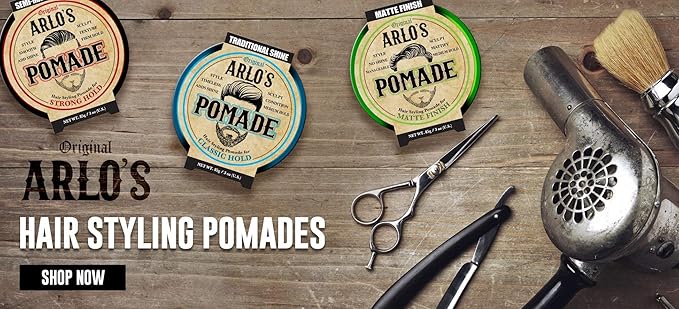 Arlo's Pomade - Strong 3 oz - available online | CC Hair & Beauty UK