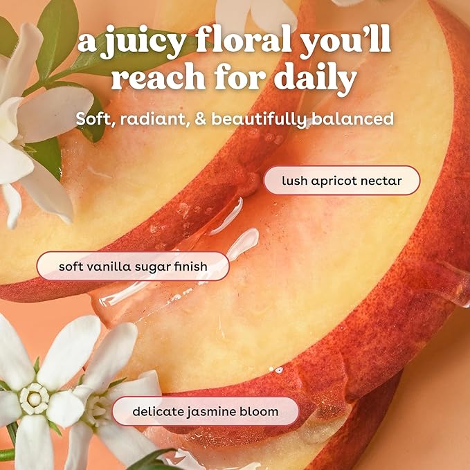 eos Shea Better Body Lotion Jasmine Peach, 24-Hour Moisture 16Oz