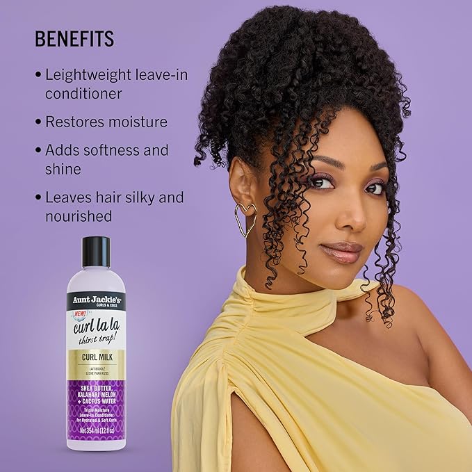 Aunt Jackie's Curls & Coils Curl La La Thirst Trap Curl Milk 12oz