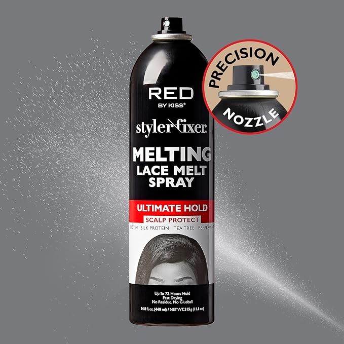 RED By Kiss Styler Fixer Melting Lace Melt Spray | CC Hair & Beauty UK