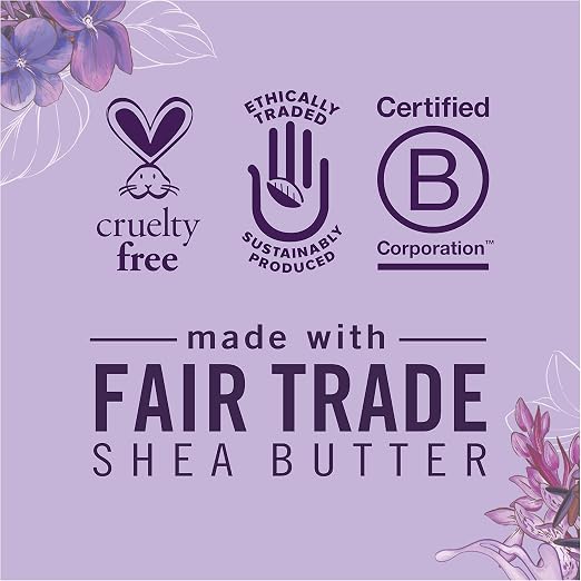 SheaMoisture Velvet Skin Body Wash for Dry Skin Purple Rice Water with Shea Butter 13 oz
