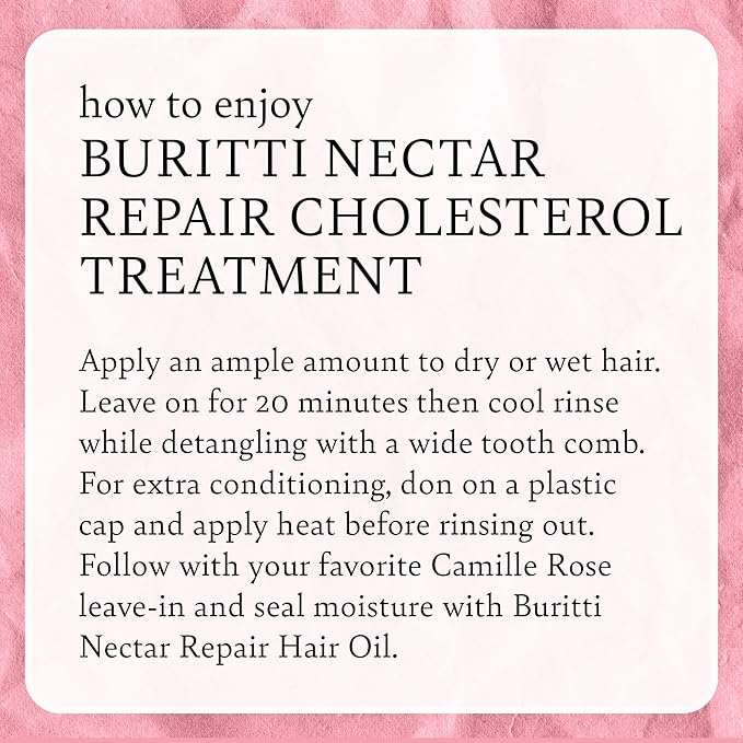 CAMILLE ROSE Buritti Nectar Repair Cholesterol Treatment 8oz