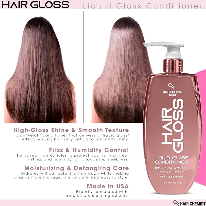 Hair Chemist Hair Gloss Liquid Glass Conditioner 33.8 oz