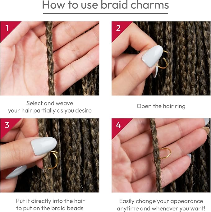 RED by Kiss Dreadlock Jewelry Complete Kit Braid