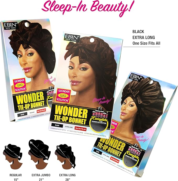 EBIN NEW YORK Wonder Wig Solution Tie-Up Bonnet