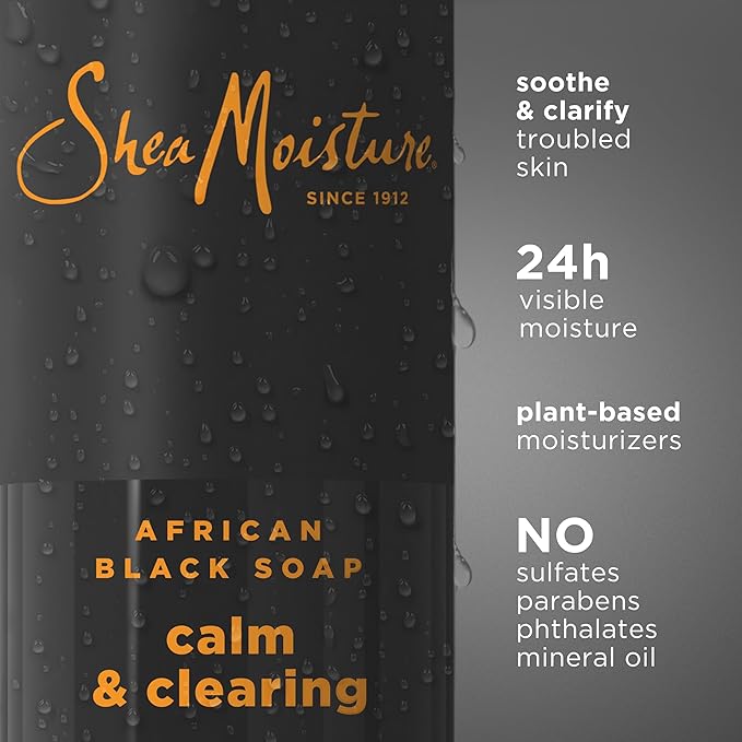 Shea Moisture Shea Moisture Calm & Clearing Body Wash Infused With Black Soap18oz | CC Hair & Beauty Leeds