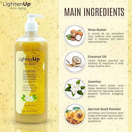 Lighten up Exfoliating Body Wash 33.8oz