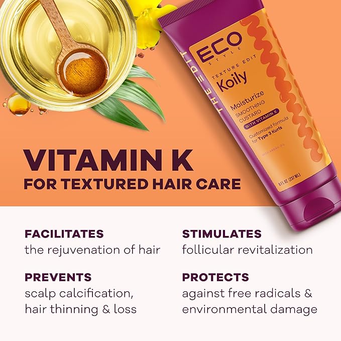 eco style Eco Style Texure Edit,Koily Moisturize Smoothing Butter For Type 4 Curly Hair- 8oz | CC Hair & Beauty Leeds