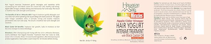 Hawain & Silky Hair Yogurt Intensive Treatment 16 Oz