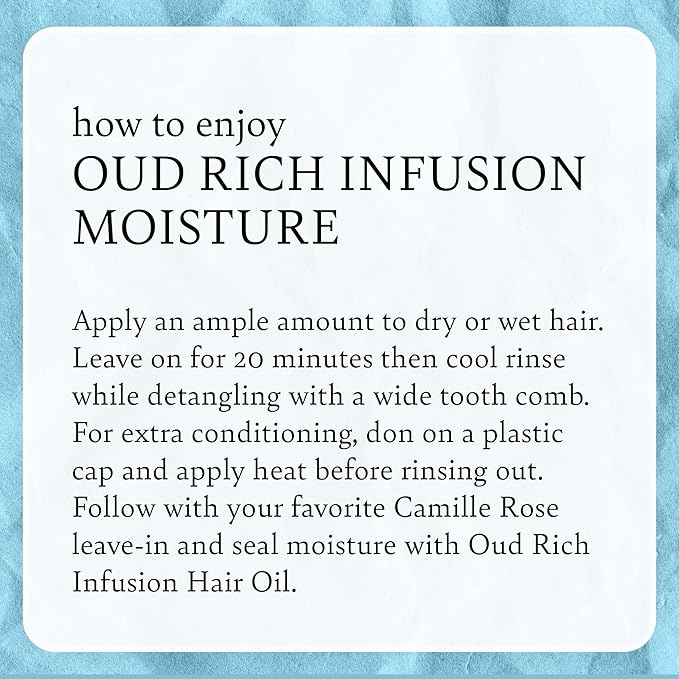 Camille Rose Oud Rich Infusion Moisturizing Treatment 8oz
