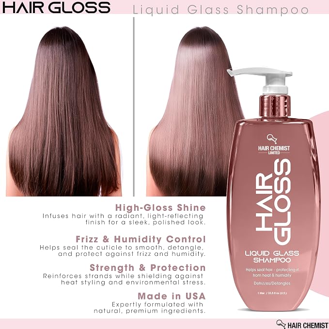 Hair Chemist Hair Gloss Liquid Glass Shampoo 33.8 oz