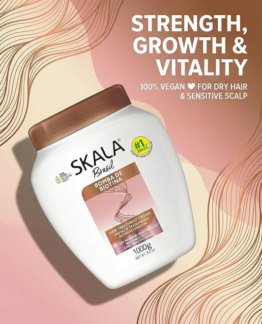 Skala Expert Biotin Bomb Hair Treatment Cream 32.2Oz