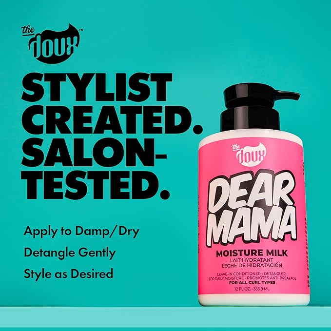 The Doux DEAR MAMA Moisture Milk Leave In Conditioner 12Oz