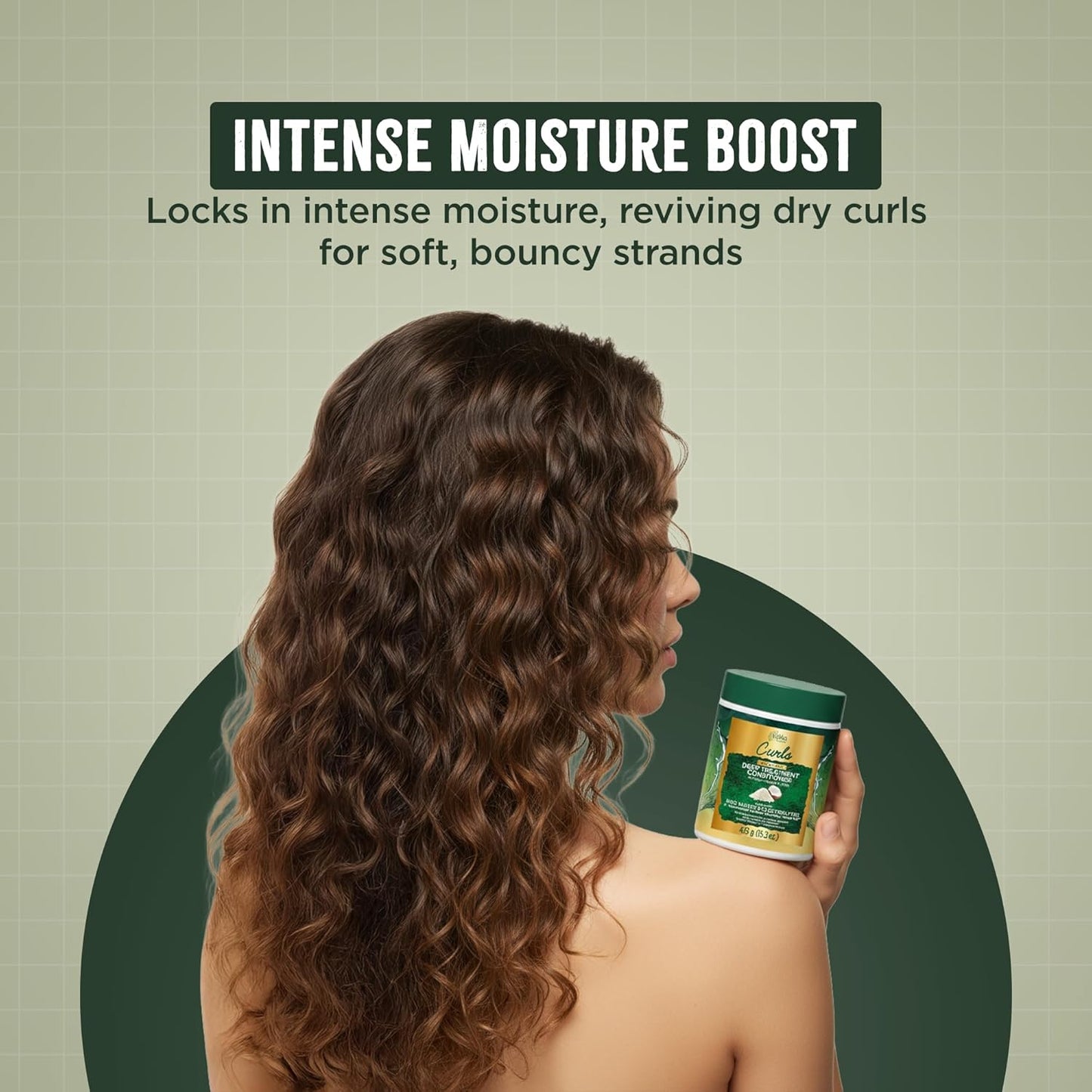 Vatika Naturals Curls AQUABOOST Deep Treatment Conditioner 15.3 oz | CC Hair & Beauty UK