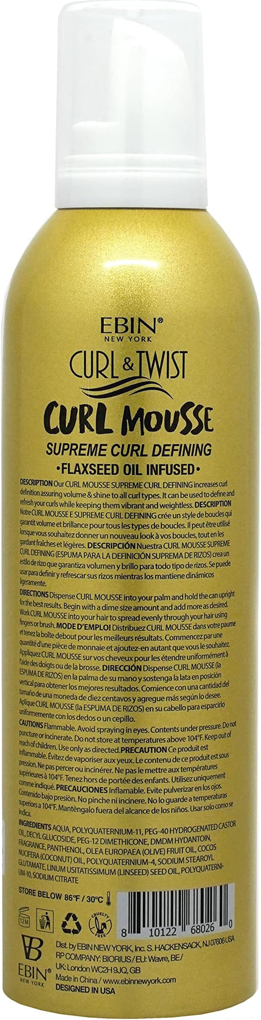 Curl & Twist Supreme Curl Defining Mousse 12.49 fl oz/354 ml