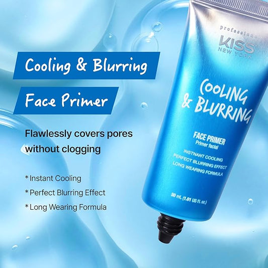 KISS NEW YORK Professional Face Primer Cooling ,Blurring & Hydrating Grip 30ml