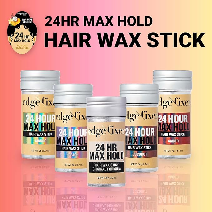 Red By Kiss Hair Wax Stick 24HR Max Hold Edge Fixer Edge Control Pomade 2.7 oz