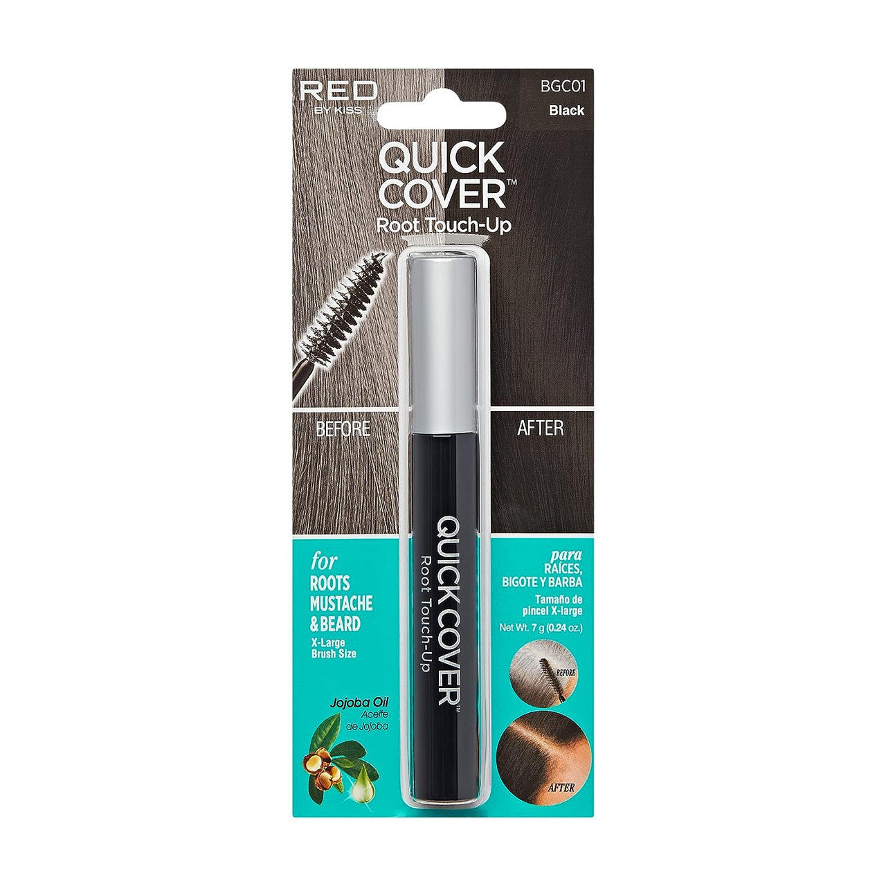 Kiss Colors Quick Cover Brush-In Color Touch Up - Keep