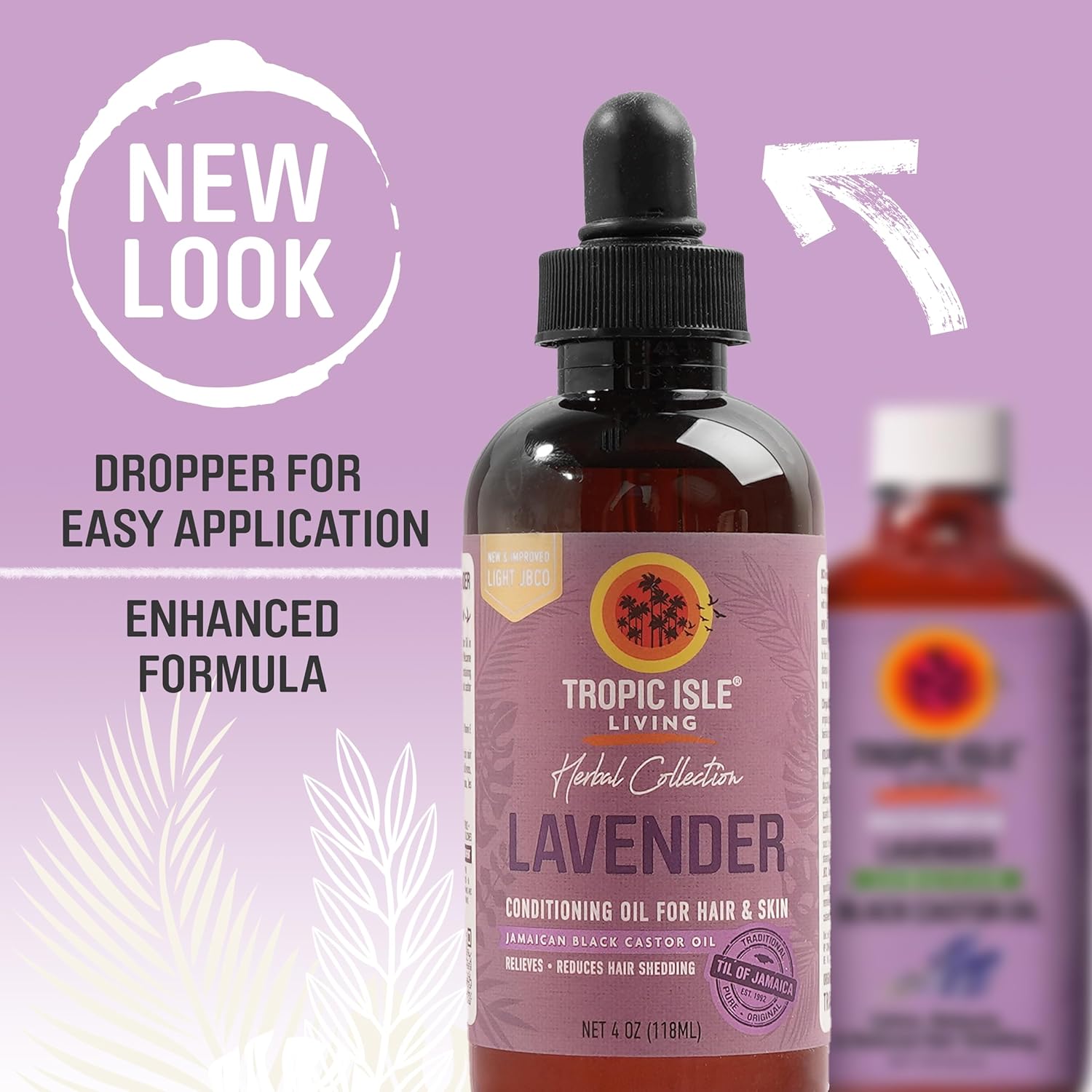 Tropic Isle Living Lavender Conditiong Oil For Hair & Skin 4oz - available online | CC Hair & Beauty UK