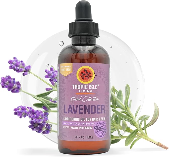 Tropic Isle Living Lavender Conditiong Oil For Hair & Skin 4oz - available online | CC Hair & Beauty UK