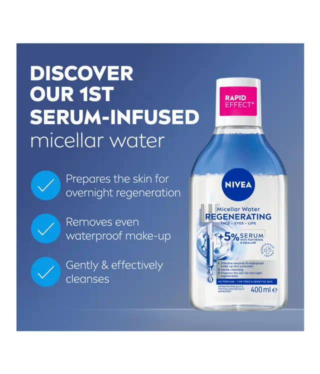 Micellar Water Regenerated With Panthenol And Squalane 400ml
